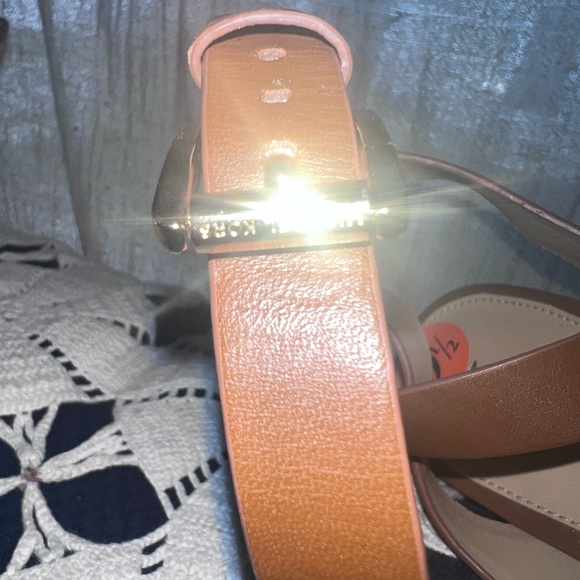 Michael Kors PV18 K brown leather wedge - Picture 11 of 11